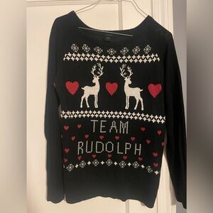 Team Rudolph Holiday Sweater Women’s Size Large